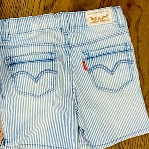 EUC little girls Levi & Strauss denim shorts